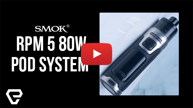 SMOK RPM 5 80W Pod System manufacturer infographic