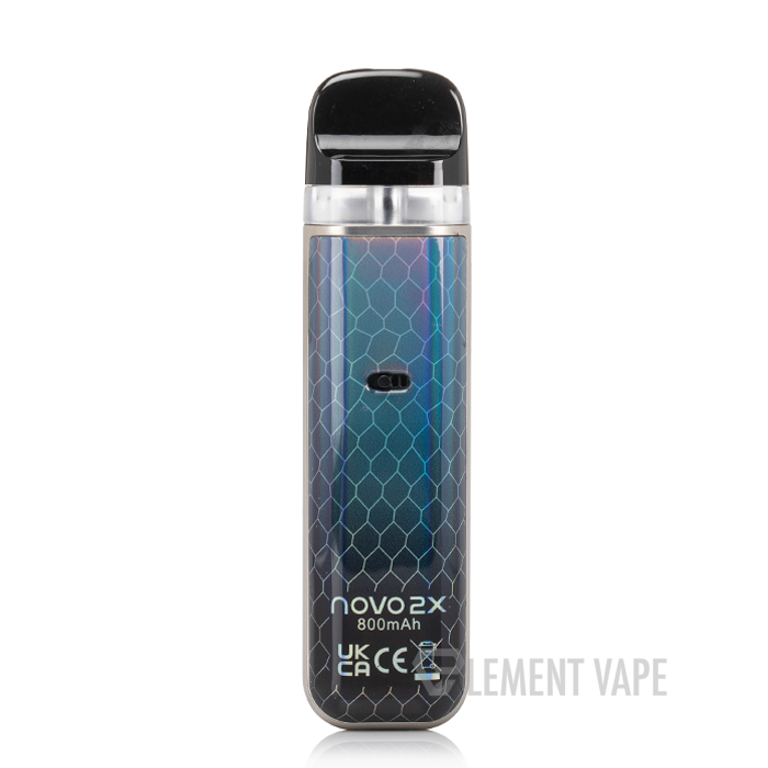 SMOK NOVO 2X 20W Pod System – Prism Silver Black Cobra SMOK NOVO 2X 20W Pod System – Prism Silver Black Cobra