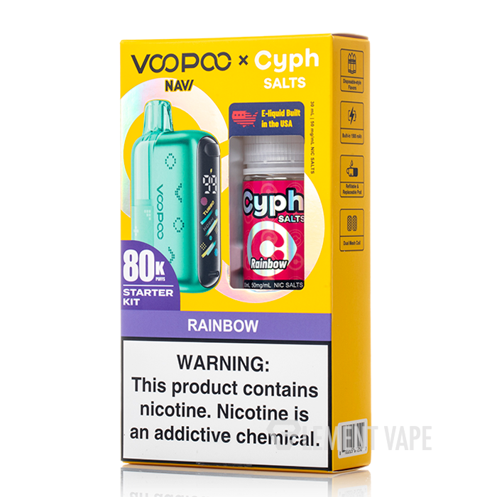VOOPOO NAVI 80K Kit X Cyph Salts Bundle – Rainbow VOOPOO NAVI 80K Kit X Cyph Salts Bundle – Rainbow